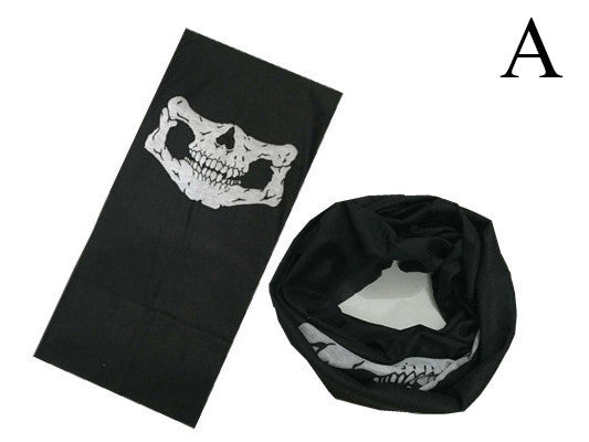 Skull Mask Multi Function Motorcycle Bicycle Headwear Scarf