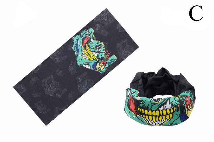 Skull Mask Multi Function Motorcycle Bicycle Headwear Scarf