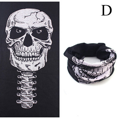 Skull Mask Multi Function Motorcycle Bicycle Headwear Scarf