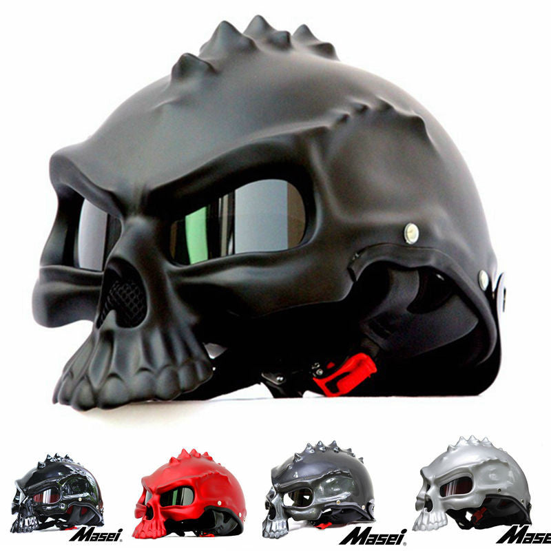 full face scull motorcycle helmet Skull Motorcycle Helmet