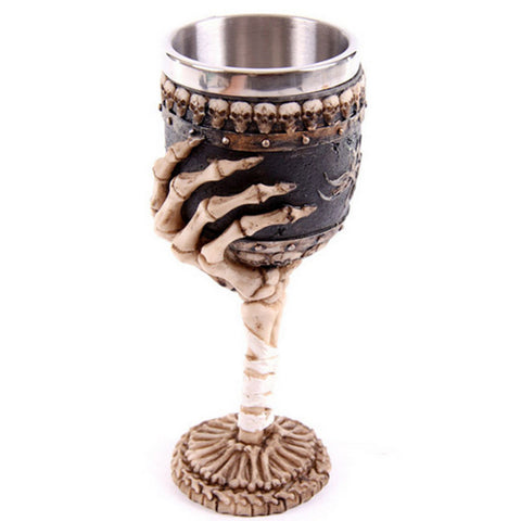 Gothic Skeleton Arm Goblet High-foot Cup Skull