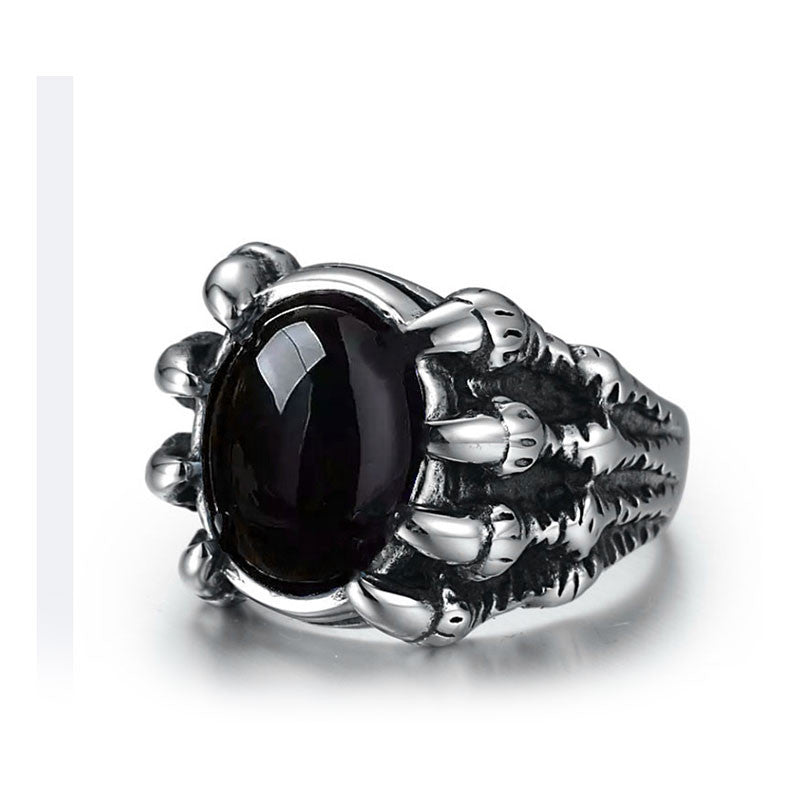 Male Punk Style Skull Claw Finger Ring