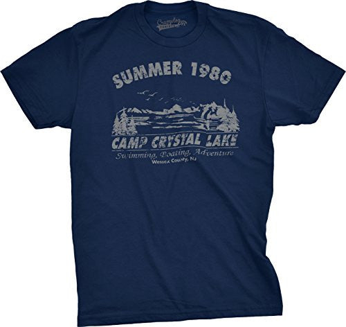 Mens Summer 1980 Camp Crystal Lake Friday 13th Jason T Shirt