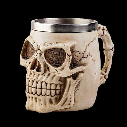 Skull Creative 3D Horror Face Drinking Cup