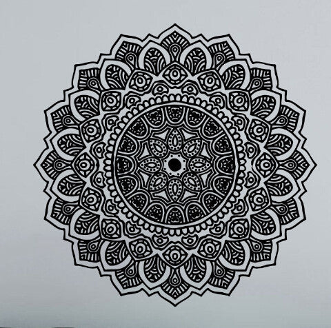 Mandala Wall Sticker Home Decal Buddha Yin Yang Floral Variety