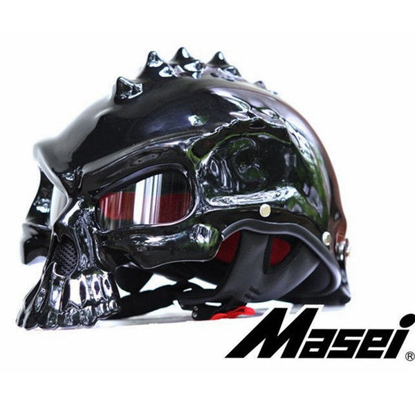 Skull Motorcycle Helmet  - Comes in different colors