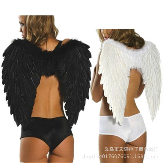 Adult Angel Feather Wings Halloween Costume