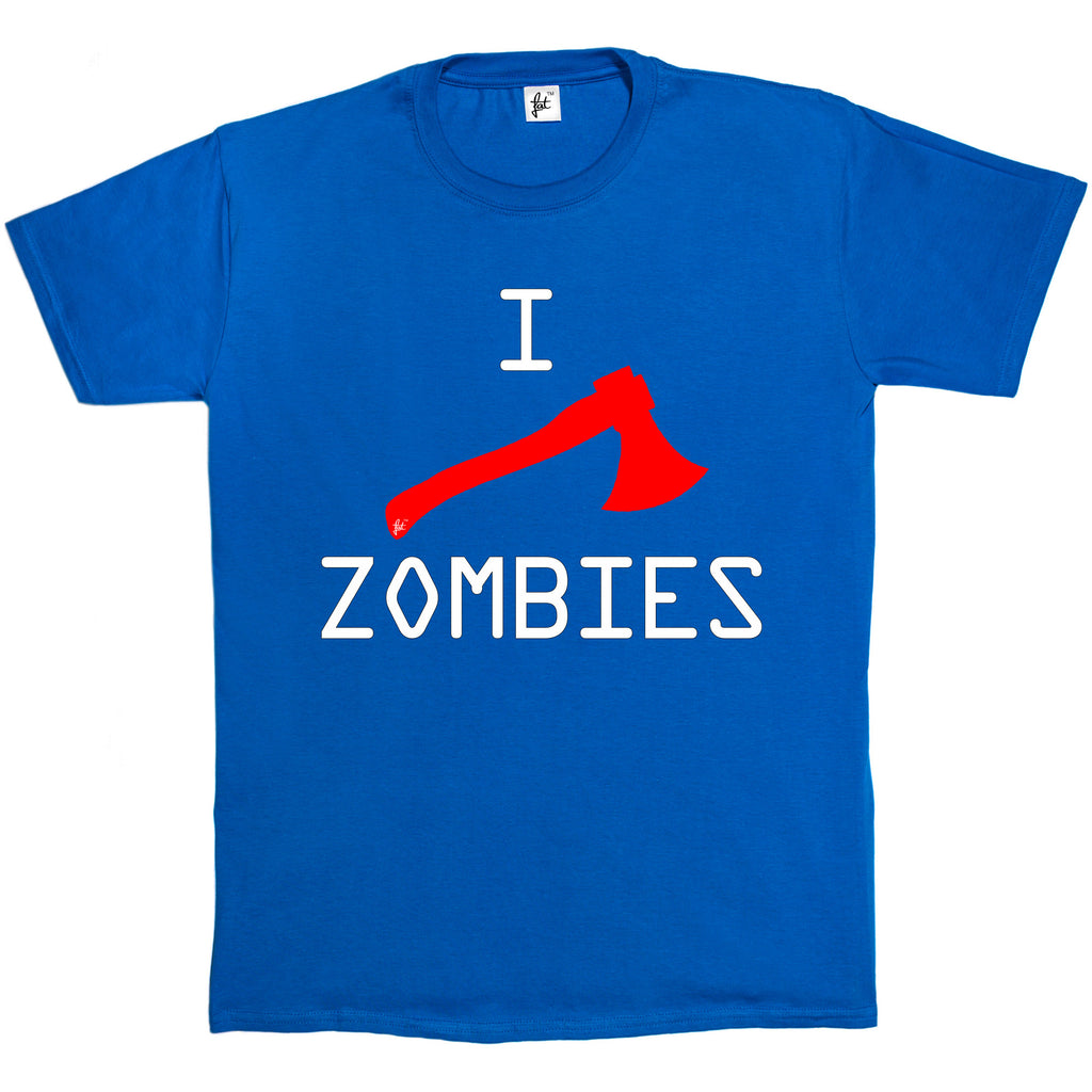O-Neck Short-Sleeve I Axe Zombies Walking Dead T Shirt