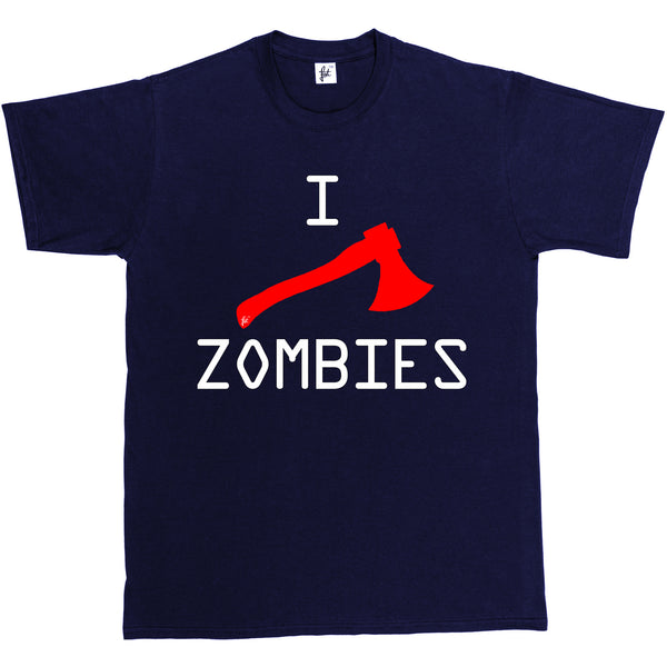 O-Neck Short-Sleeve I Axe Zombies Walking Dead T Shirt