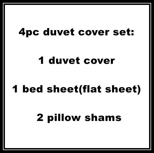 3D 4pc-5pc Black Mermaid Moon Duvet Cover Bedding Set