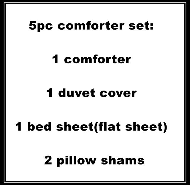 3D 4pc-5pc Black Mermaid Moon Duvet Cover Bedding Set