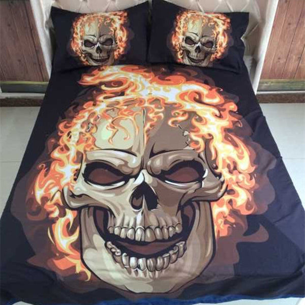 3D Skull Bedding Sets
