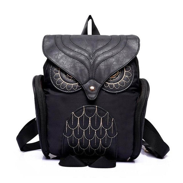 Variety Colors Owl Leather Backpacks