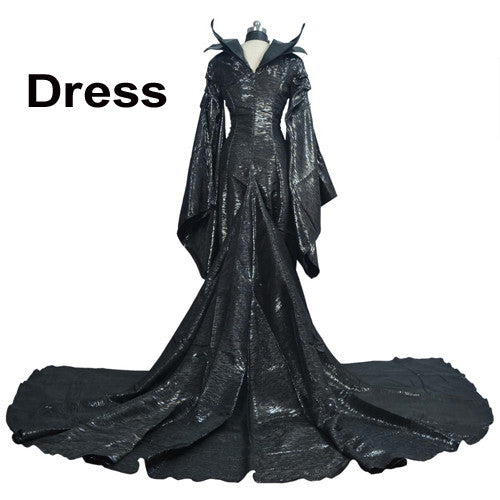 Custom Made Dark Witch Maleficent Dress Costume