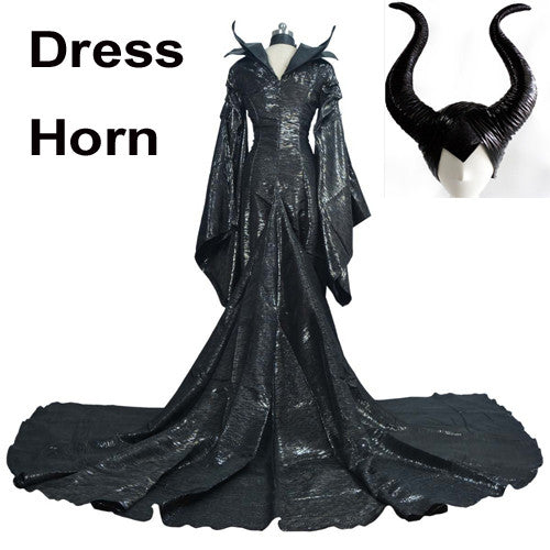 Custom Made Dark Witch Maleficent Dress Costume