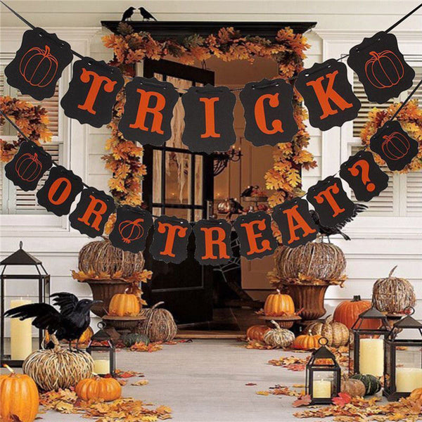 Halloween Decoration Happy Halloween/Trick or Treat Banner