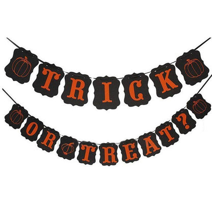 Halloween Decoration Happy Halloween/Trick or Treat Banner