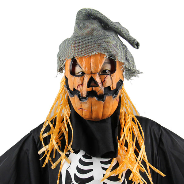Halloween Pumpkin Scarecrow Mask