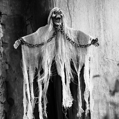 Hanging Skeleton Ghost Halloween Horror Prop