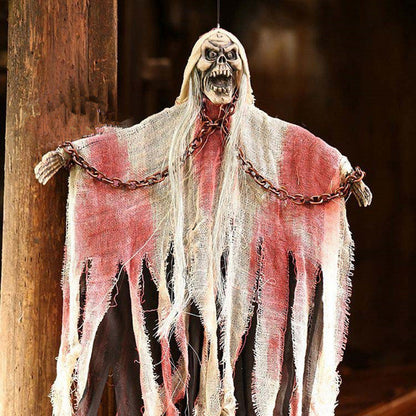 Hanging Skeleton Ghost Halloween Horror Prop