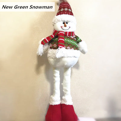 Retractable Christmas Decoration Santa Claus/Snowman Standing Dolls