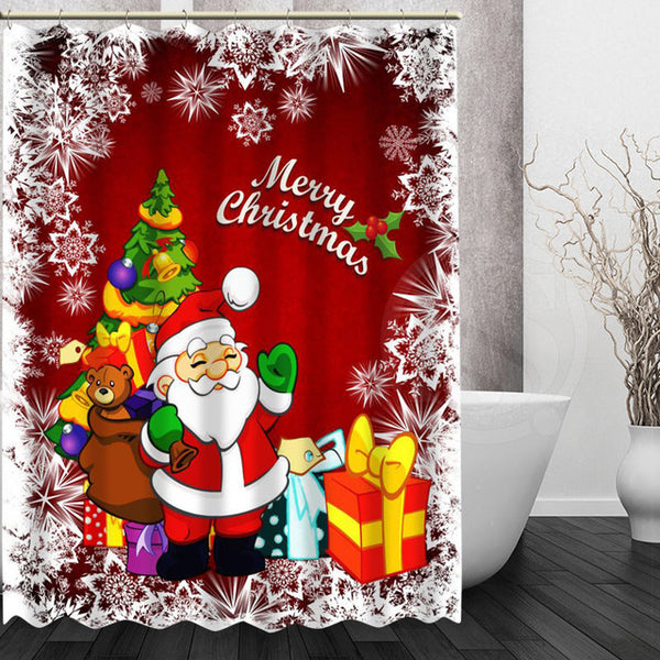 Variety Christmas Style Shower Curtains