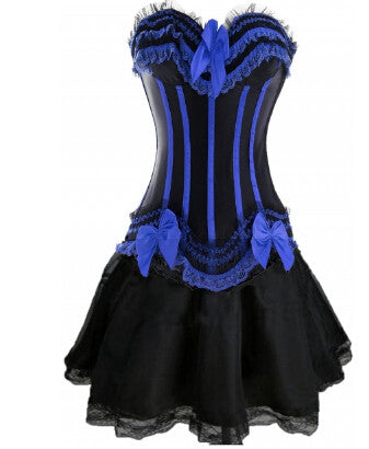 Gothic Burlesque Corset & Skirt