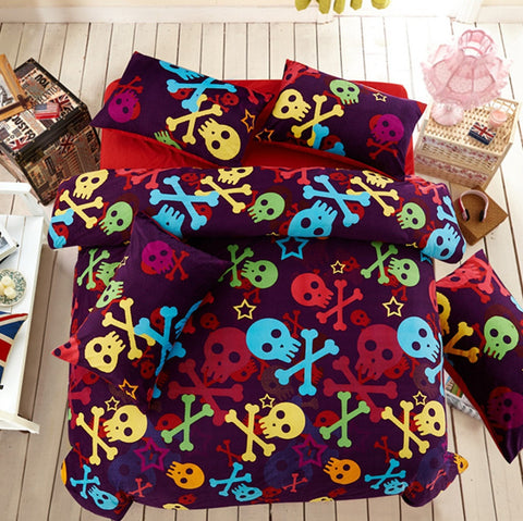 Skull Bedding Duvet Cover Set