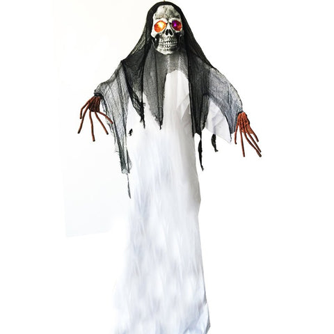 10 Feet 3 meter Giant Spooky Hanging Ghost with Light up Eyes Halloween Decoration - The Official Strange & Creepy Store!