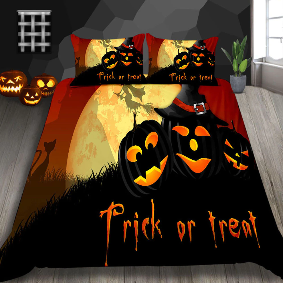 Trick Or Treat Halloween Bedding Set