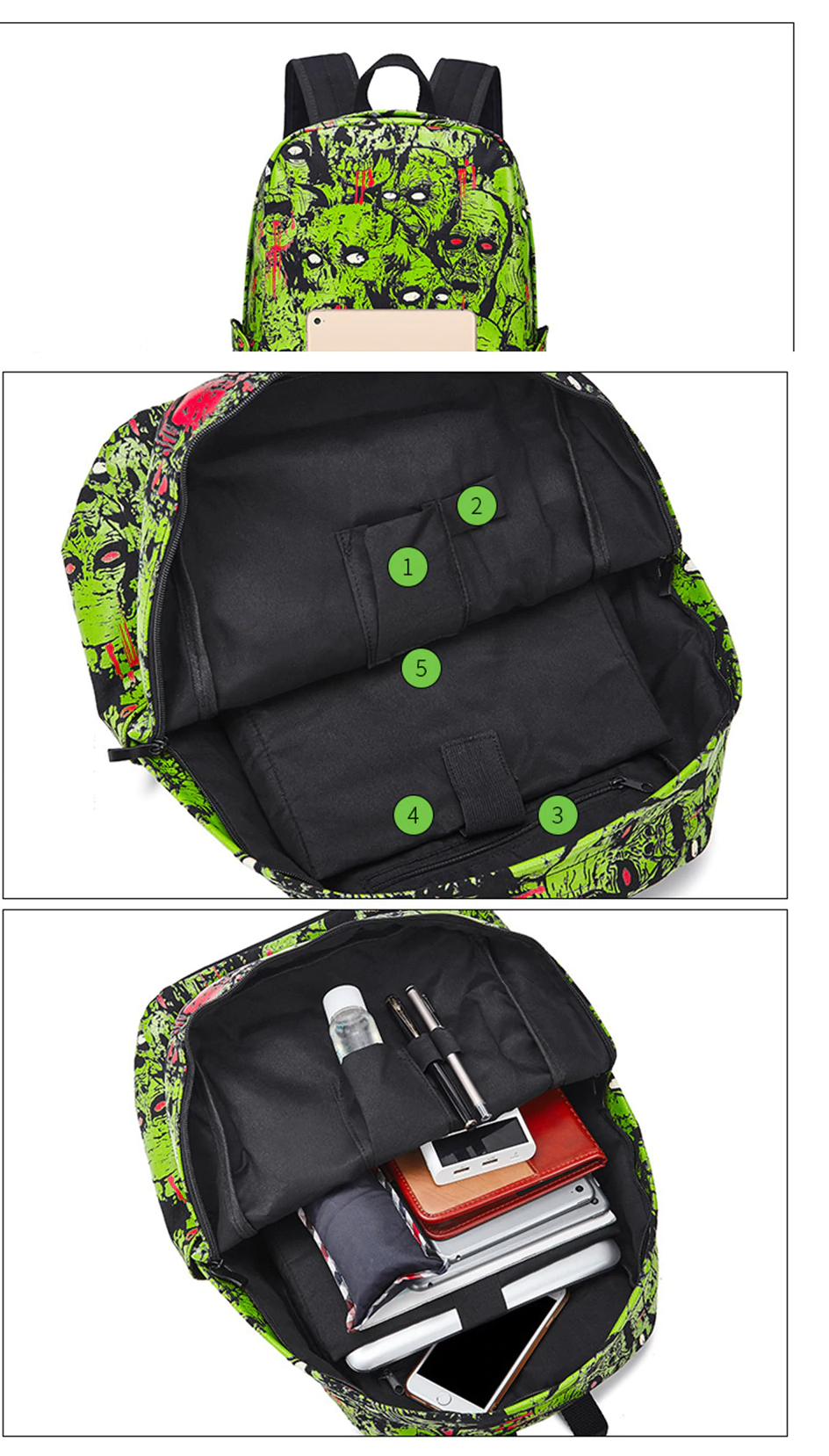 Buy CLOUDS GEAR Zombie Laptop Backpack With 3 Compartments Online at Best  Prices in India - JioMart.