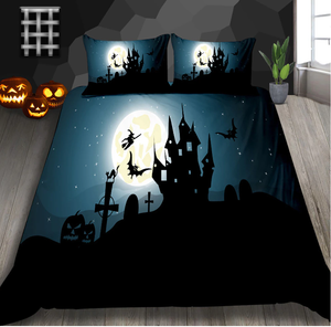 The Dark Castle Halloween Bedding Set