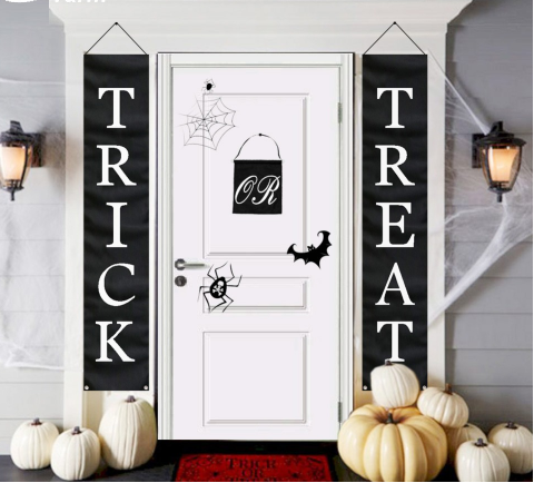 Trick Or Treat Banner Sign