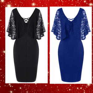 Plus Size Knee Length Body Con Dress