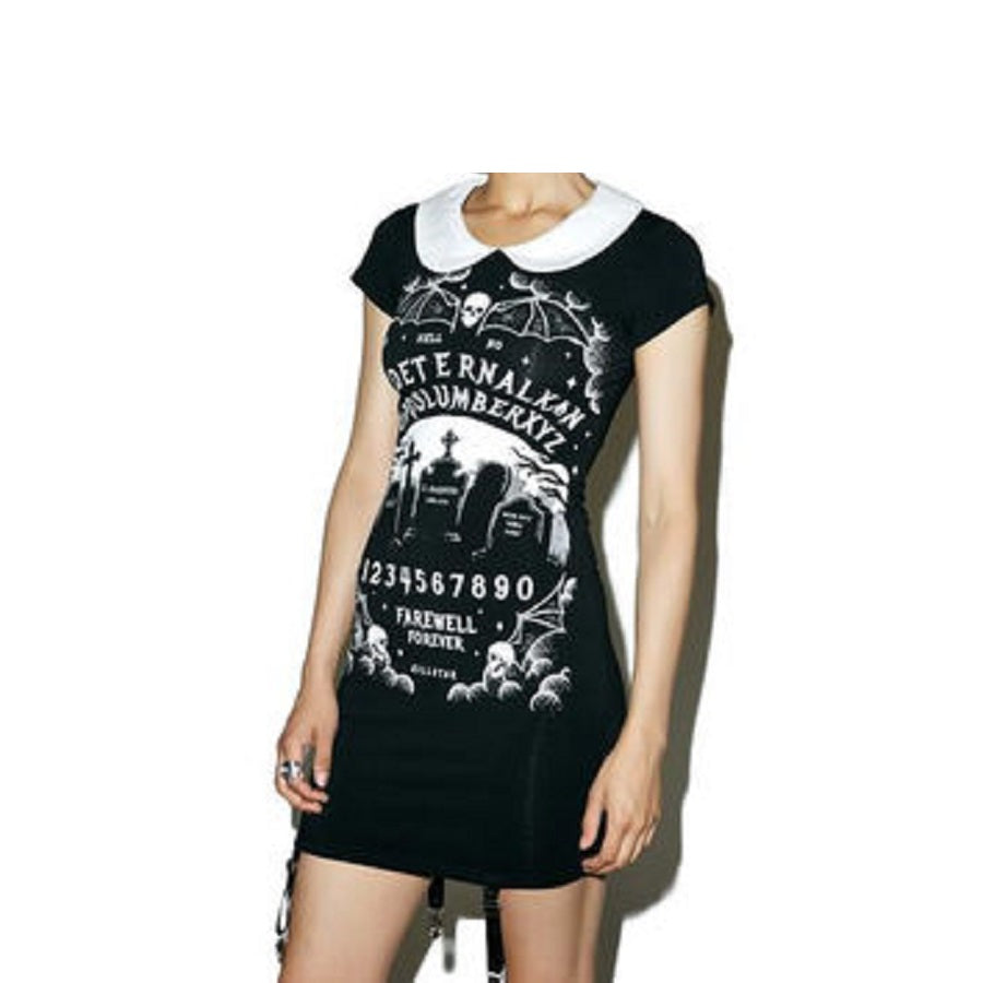 Black Furious Fortune Board Dress